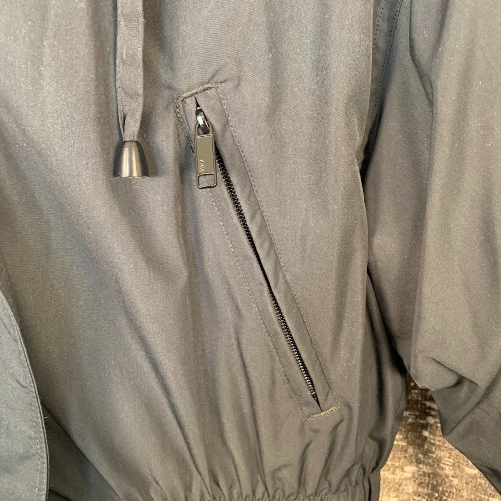 Vintage Eddie Bauer Premium Goose Down Black Winter Coat Puffer Women's Medium - Picture 5 of 16